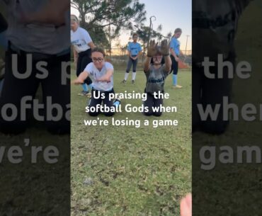 Softball gals  🫶🏻￼ #softball #softballgirl #funny #haha #gods #shorts #shorts30
