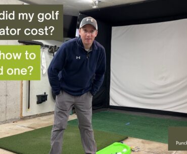How to build an indoor golf simulator and how much my Garmin R10 golf simulator cost in 2024?