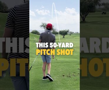 Master the 50-yard pitch shot with these keys! #golf