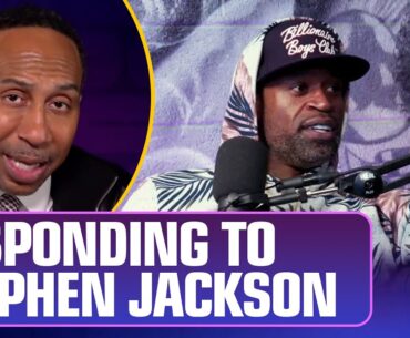 Responding to Stephen Jackson's comments about me
