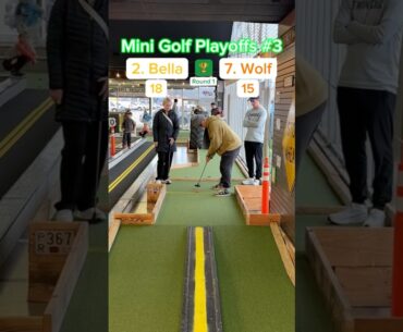 Hole 7, 2. Bella vs 7. Wolf | Round 1 of Playoffs #3 #minigolf
