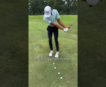 Akshay Bhatia walks us through how he hits a low, spinny 30-yard pitch 🔥