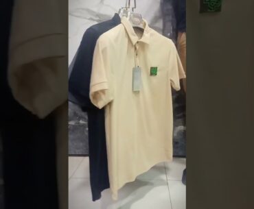 Men's Imported Polo Shirt with boss Logo #trendingshorts #fashion #shirts #mensshirts #viralvideo