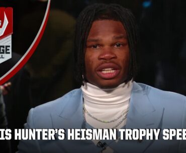 Travis Hunter wins the 2024 Heisman Trophy [FULL SPEECH] | ESPN College Football