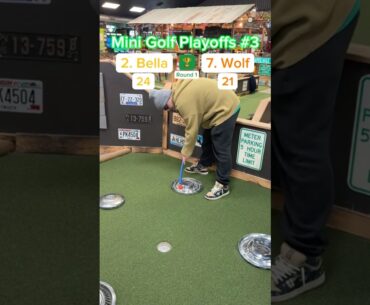 Hole 10, 2. Bella vs 7. Wolf | Round 1 of Playoffs #3 #minigolf