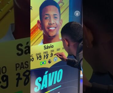 Savinho predicts his FC25 Rating! 🤩 #fc25  #mancity #shorts #football