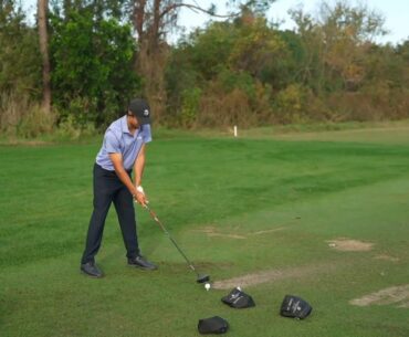 Tiger Woods' range session prior to PNC Championship