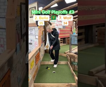 Hole 16, 2. Bella vs 7. Wolf | Round 1 of Playoffs #3 #minigolf
