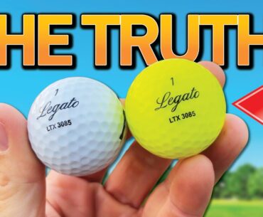 Yellow vs White Golf Balls - Does It Matter?