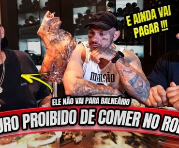 TOGURO FOI COM O BALESTRIN E MAUMAU NO RODÍZIO - NÃO COMEU E TEVE QUE PAGAR A CONTA - FEAT GABA