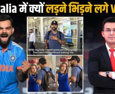 Virat Kohli engage in a heated argument with Australian Media at Melbourne Airport!