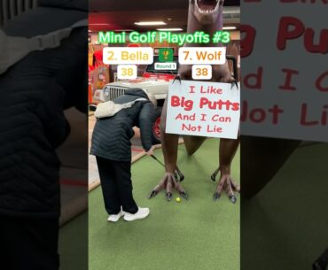 Hole 17, 2. Bella vs 7. Wolf | Round 1 of Playoffs #3 #minigolf