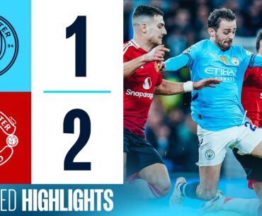 EXTENDED HIGHLIGHTS | Man City 1-2 Man United | Manchester Derby defeat!
