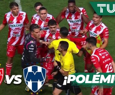¡GOL ANULADO, POLÉMICA y EXPULSIÓN en 5 minutos! | Necaxa 1-0 Monterrey | Liga Mx -AP2024 - J3 |TUDN