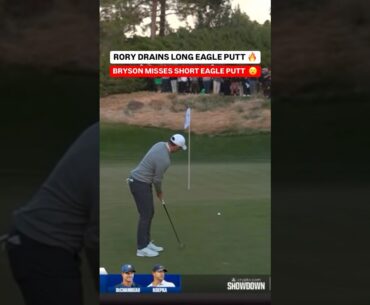 RORY & SCOTTIE WIN HOLE AND GET POINT ON LONG EAGLE PUTT 🤯🦅 @ATT
