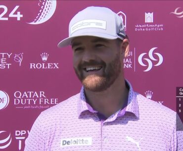 Haydn Barron Friday Quotes 2024 Commercial Bank Qatar Masters © DP World Tour