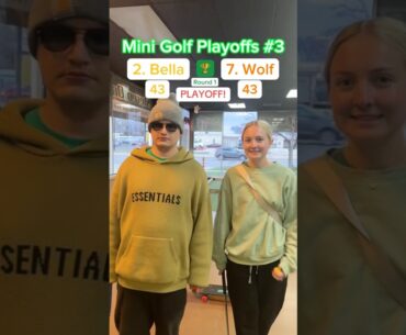 PLAYOFF, 2. Bella vs 7. Wolf | Round 1 of Playoffs #3 #minigolf
