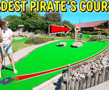 We Found The HARDEST Pirate's Cove Mini Golf Course!