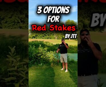 Bringing you the 3 options when it comes to taking a drop from a red hazard.  #golfshorts #golftips