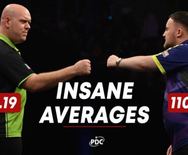 INSANE AVERAGES! Luke Littler v Michael van Gerwen - 2024 Czech Darts Open