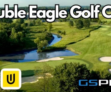 Uneekor Eye Mini Lite Golf Simulator Round with GSPRO - PAR 3 Series: Double Eagle Golf Club