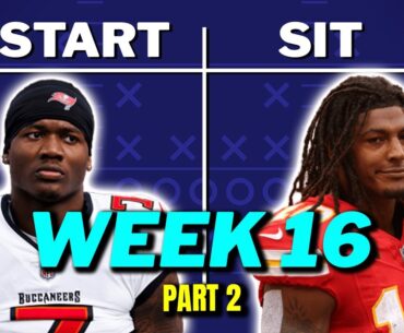Week 16 Starts & Sits Part 2: Top Ranking Debates, Sleepers, & Busts! | 2024 Fantasy Football Advice