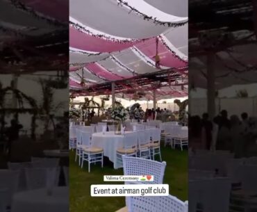 Airman golf club| airman golf club wedding| airman golf club decor| airman golf club event