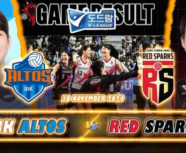 🔴 FULL SET | [ROUND 2] IBK Altos VS Red Sparks - KOREAN V LEAGUE WOMEN