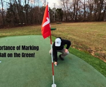 The Importance of Marking Your Golf Ball on the Green