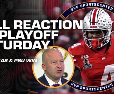 FULL REACTION: Ohio State, Texas & Penn State advance to CFP Quarterfinals 😤 | SC with SVP