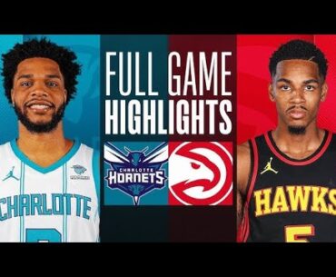 Charlotte Hornets vs. Atlanta Hawks Full Game Highlights |March 23, 2024| Nba Studio #nba