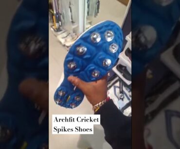 Archfit Cricket Spikes Shoes | #cricketshoes #spikes #cricketgear #fastbowling #batting #sports