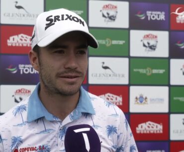 Iván Cantero Thursday Day 1 Flash Interview 2024 Jonsson Workwear Open © DP World Tour