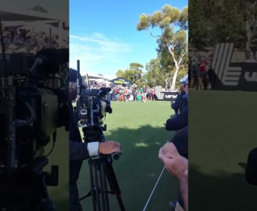 Liv Golf in Adelade 2024. 1st Tee off on the 4th hole. #live #australia #adelaide #golf