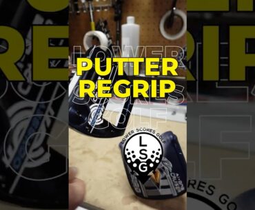Odyssey Jailbird Cruiser Re-Grip with @Superstrokeusa @odysseygolf #putter #puttergrip #golf
