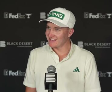 Matt McCarty Thursday Flash Interview 2024 Black Desert Championship