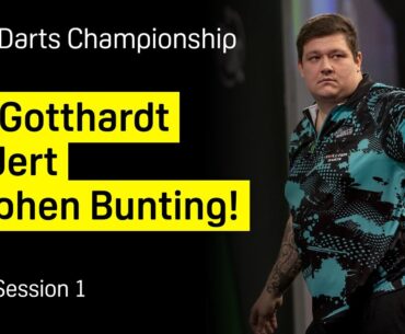 Gelingt Gotthardt die Überraschung gegen The Bullet: Tag 6 - Session 1 | Darts WM 2025 | DAZN
