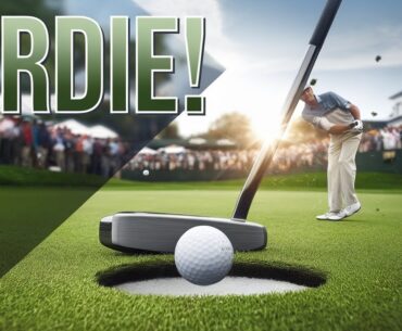 Viktor Hovland nice put for birdie at PGA National