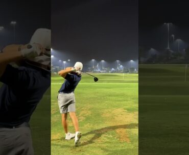 Night Golf Just Hits Differently! #taylormade #golfswing #golf
