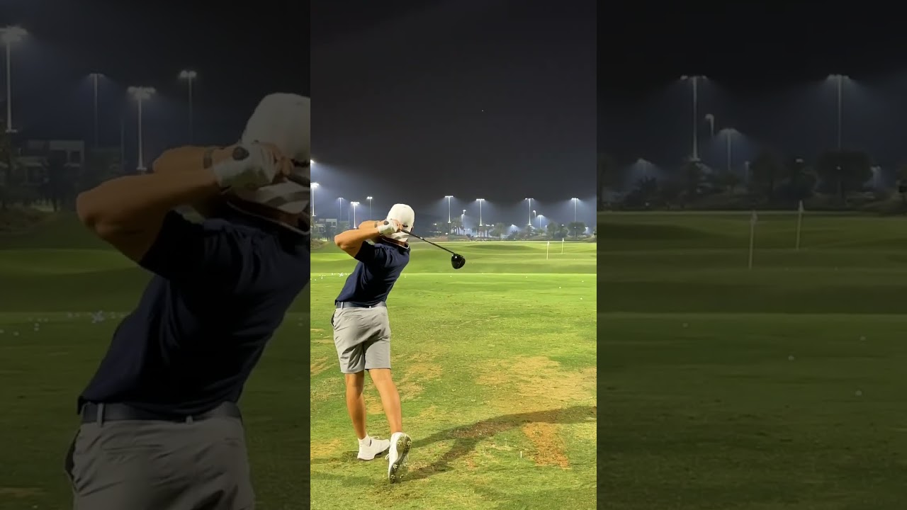 Night Golf Just Hits Differently! #taylormade #golfswing #golf Night Golf Just Hits Differently! #taylormade #golfswing #golf