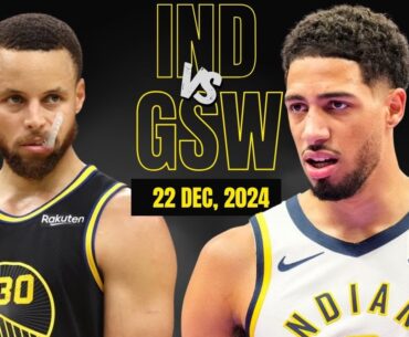Golden State Warriors vs Indiana Pacers l Full game Highlights l Dec 22, 2024 l NBA Hoops l NBA