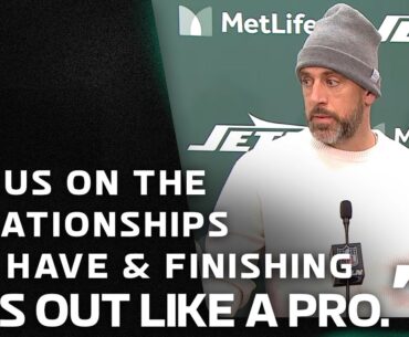 Aaron Rodgers Postgame Press Conference (12/22) | Jets vs. Rams
