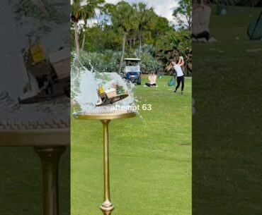 I BROKE A SNOWGLOBE ON A GOLF COURSE
