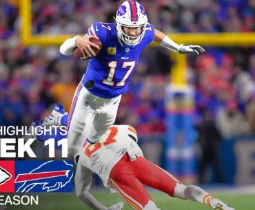 Kansas City Chiefs vs. Buffalo Bills | 2024 Week 11 Game Highlights
