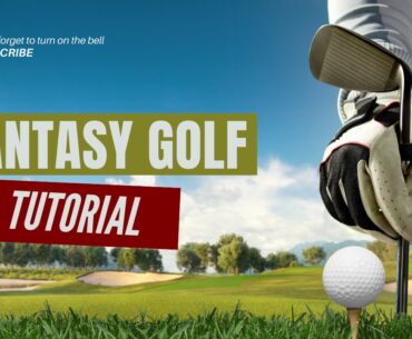 Season Long PGA Fantasy Golf Tutorial