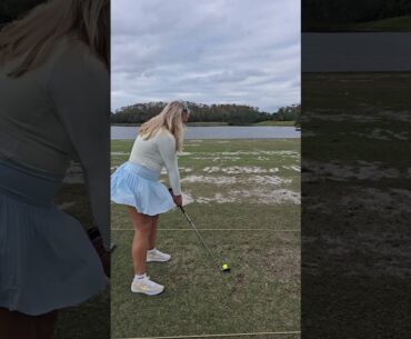 That was just a practice swing #golf #drivingrange #golfing #practiceswing #golftips