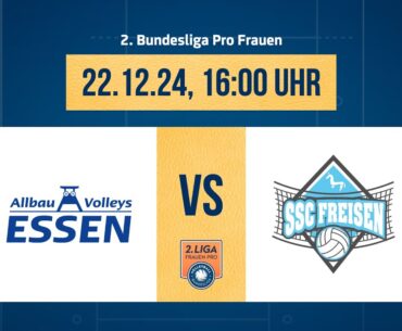 Allbau Volleys Essen – SSC Freisen (2. Volleyball Bundesliga Pro F 24/25)