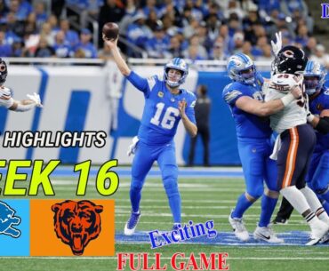 Chicago Bears vs Detroit Lions WEEK 16 FULL GAME 2nd-Qtr | Dec 22, 2024 | NFL 2024 Season