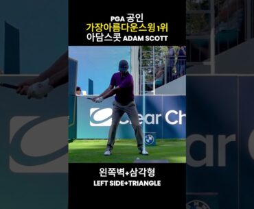 세계에서 가장아름다운 드라이버스윙1위 아담스콧 드라이버스윙 슬로우모션 #스윙 #golf #골프