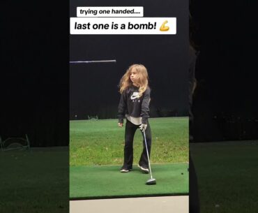 this one doesn't have a care in the world. #golf #girls #KahmaGolf #fyp #juniorgolf #juniors